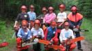 Women's Chainsaw Safety, Hidden Valley Nature Center, Jefferson, Maine